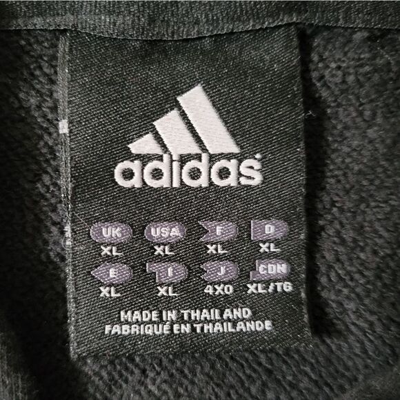 adidas Men's Black Pullover Hooded Basketball Sweatshirt - Picture 2 of 13